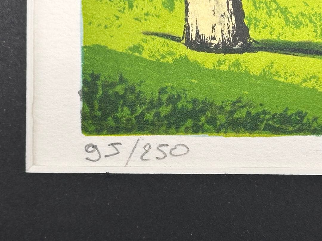 クロード・ウォルペン　リトグラフ　【グリーンハウス2】　シリアル番号　サインあり