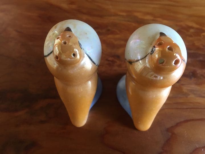 オールドノリタケ　アンティーク　　　　　　　ソルト・ペッパー入れ