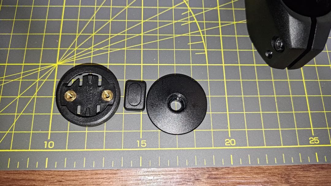 【美品】OCカーボンハンドルバーRA11+ステムRP10(サイコンマウント付き)