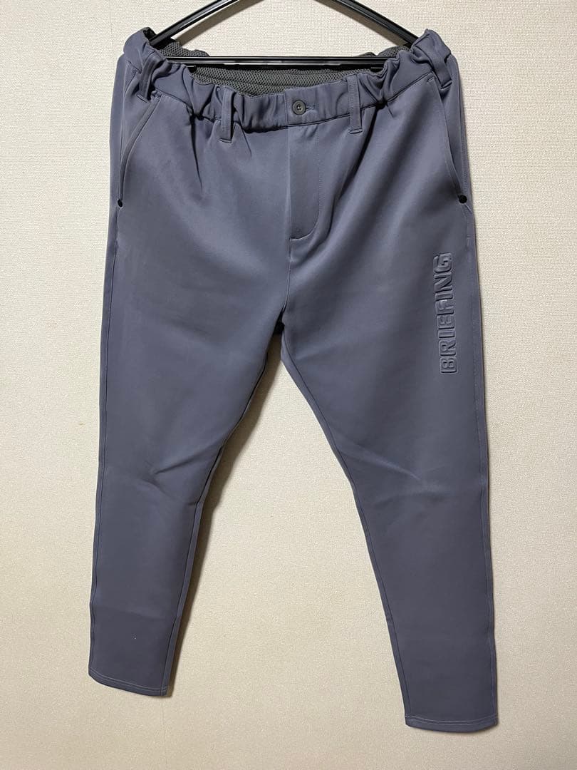 ブリーフィング 3Dロゴスリムパンツ Mサイズ グレー BBG231M16