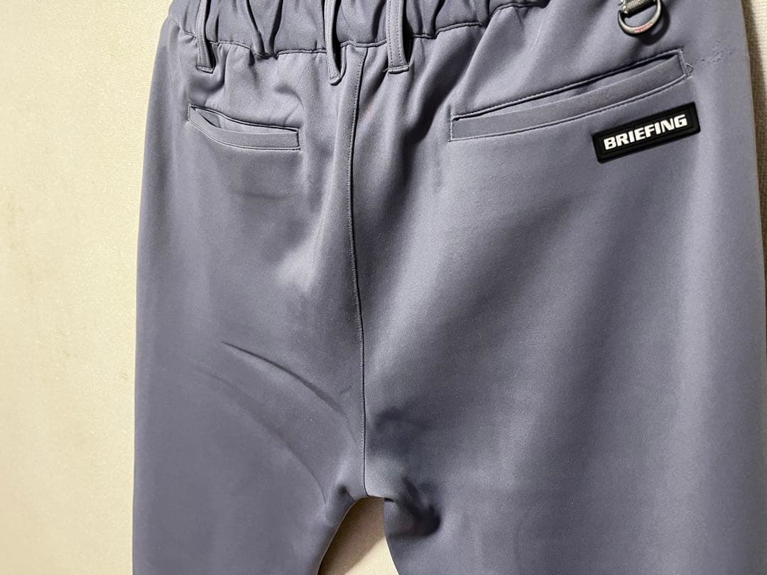 ブリーフィング 3Dロゴスリムパンツ Mサイズ グレー BBG231M16