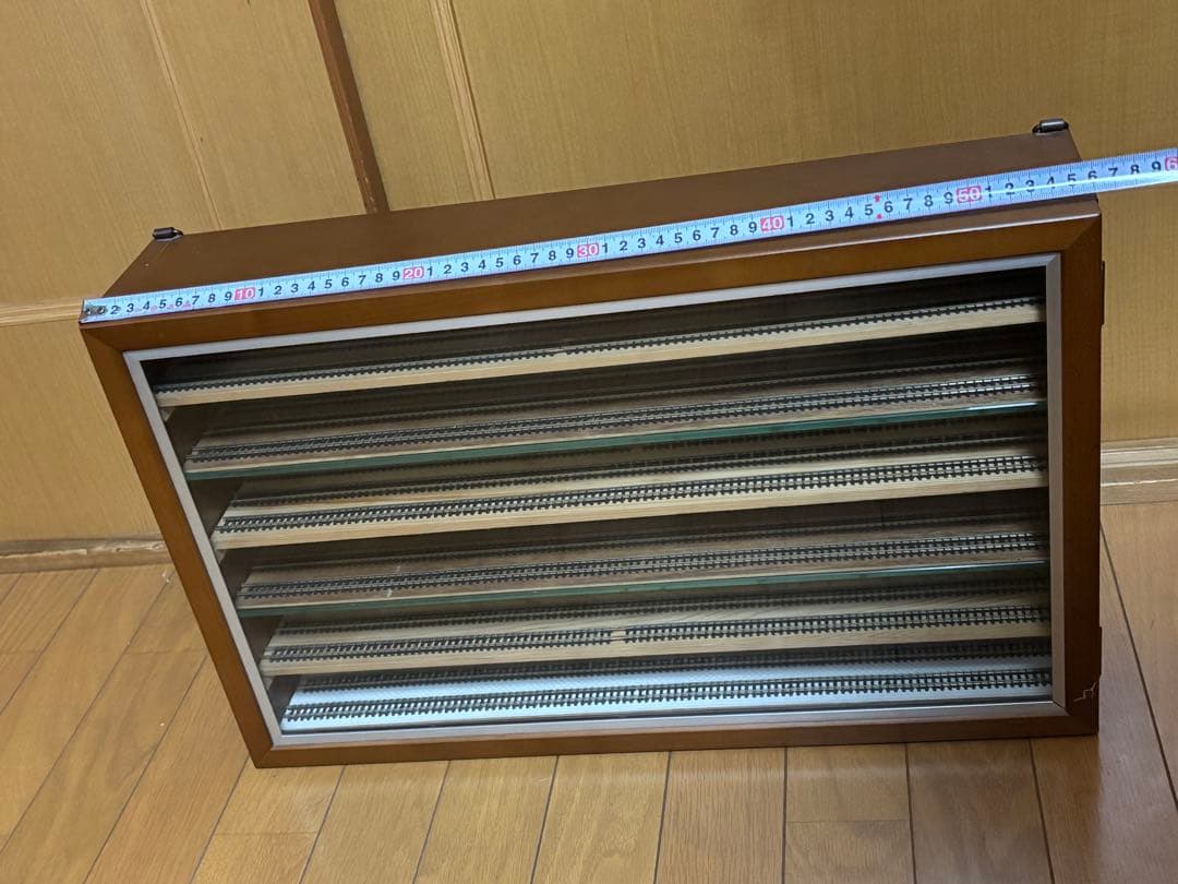 Nゲージ　棚　自作棚　BOX ケース　レール付き　DIY
