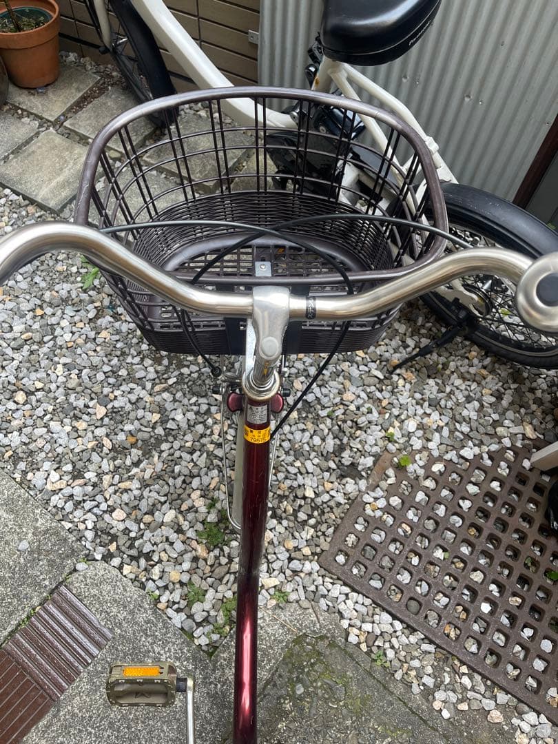 低床フレーム 高齢者 小柄な方Amourシティサイクル バーガンディ 20インチ