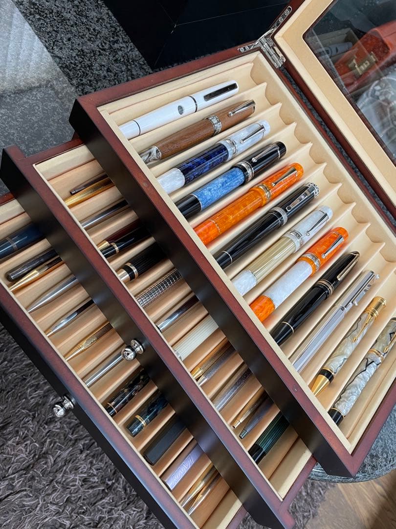 ペリカン　スーべレーン万年筆M400ボールペン　緑縞　2本セット