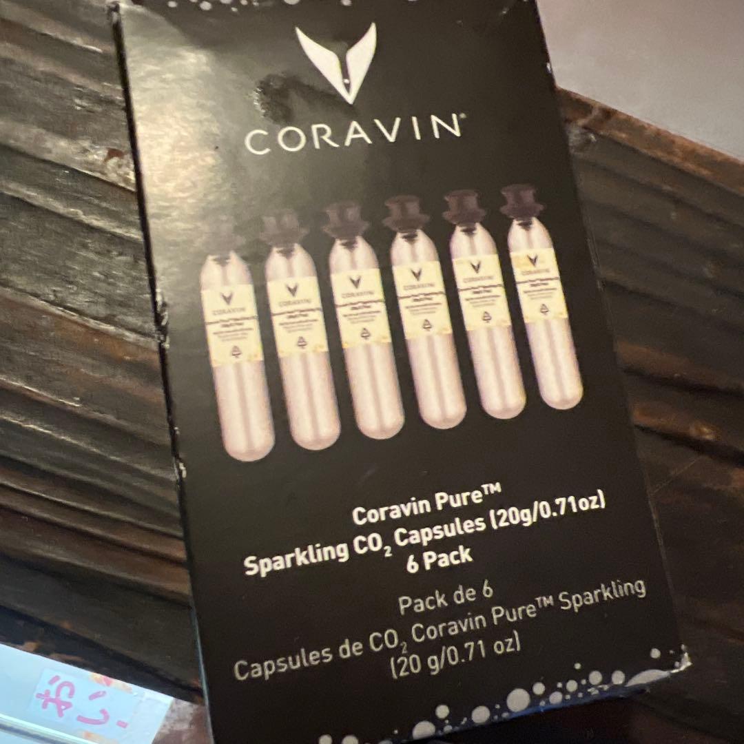 Coravin Pure™ スパークリングCO₂コラヴァン カプセル 6本