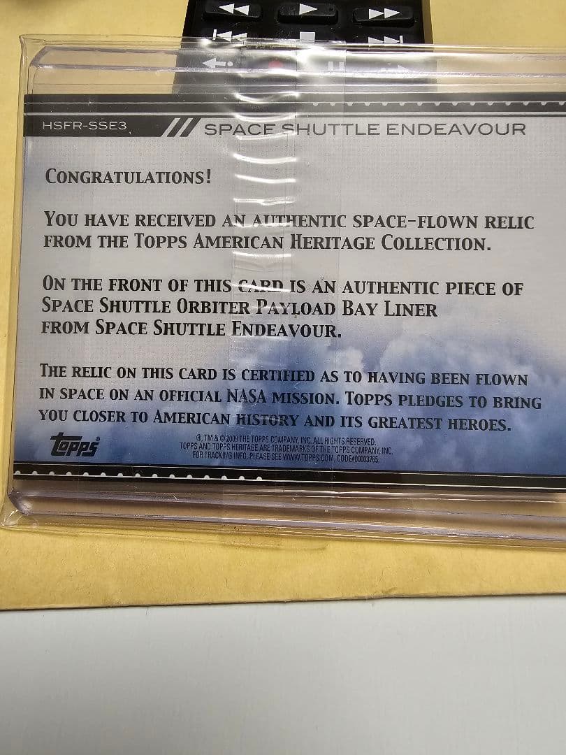 Space Shuttle Endeavour トレーディングカード
