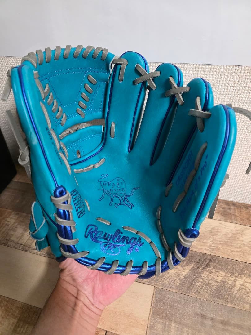 Rawlings 軟式グローブ 青 オーダー　即戦力