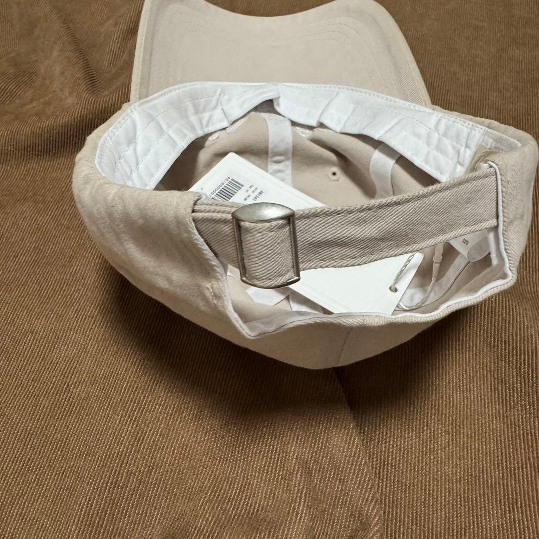 レディースウェア andmary Mary logo cap beige