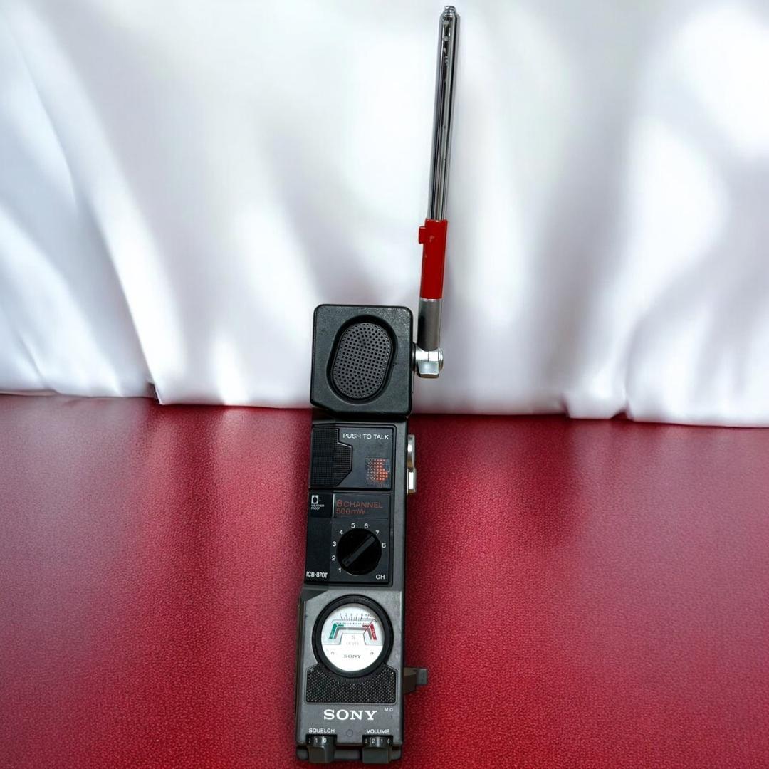 B ☆ ソニー ICB-870T 8ch トランシーバー 無線機 市民ラジオ