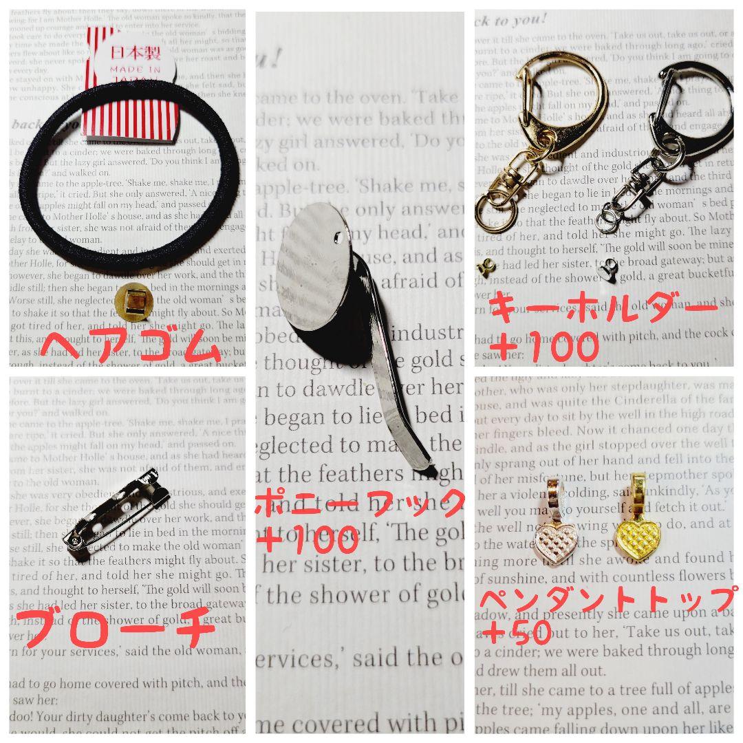 No.173❤黒猫❤美男❤レジン❤ヘアゴム ブローチ