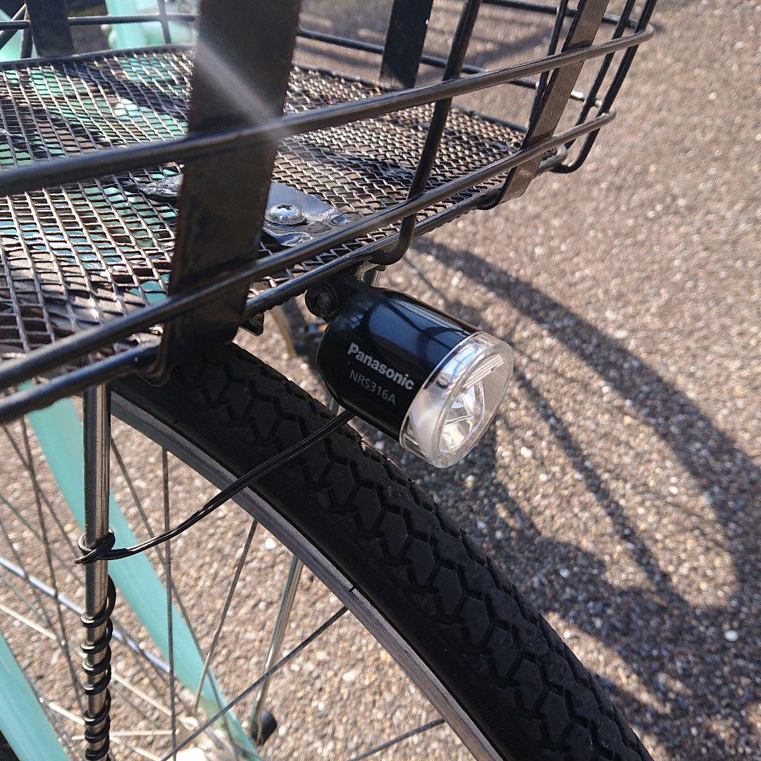 【こじろう】自転車 シティサイクル 26インチ ミントグリーン 女の子