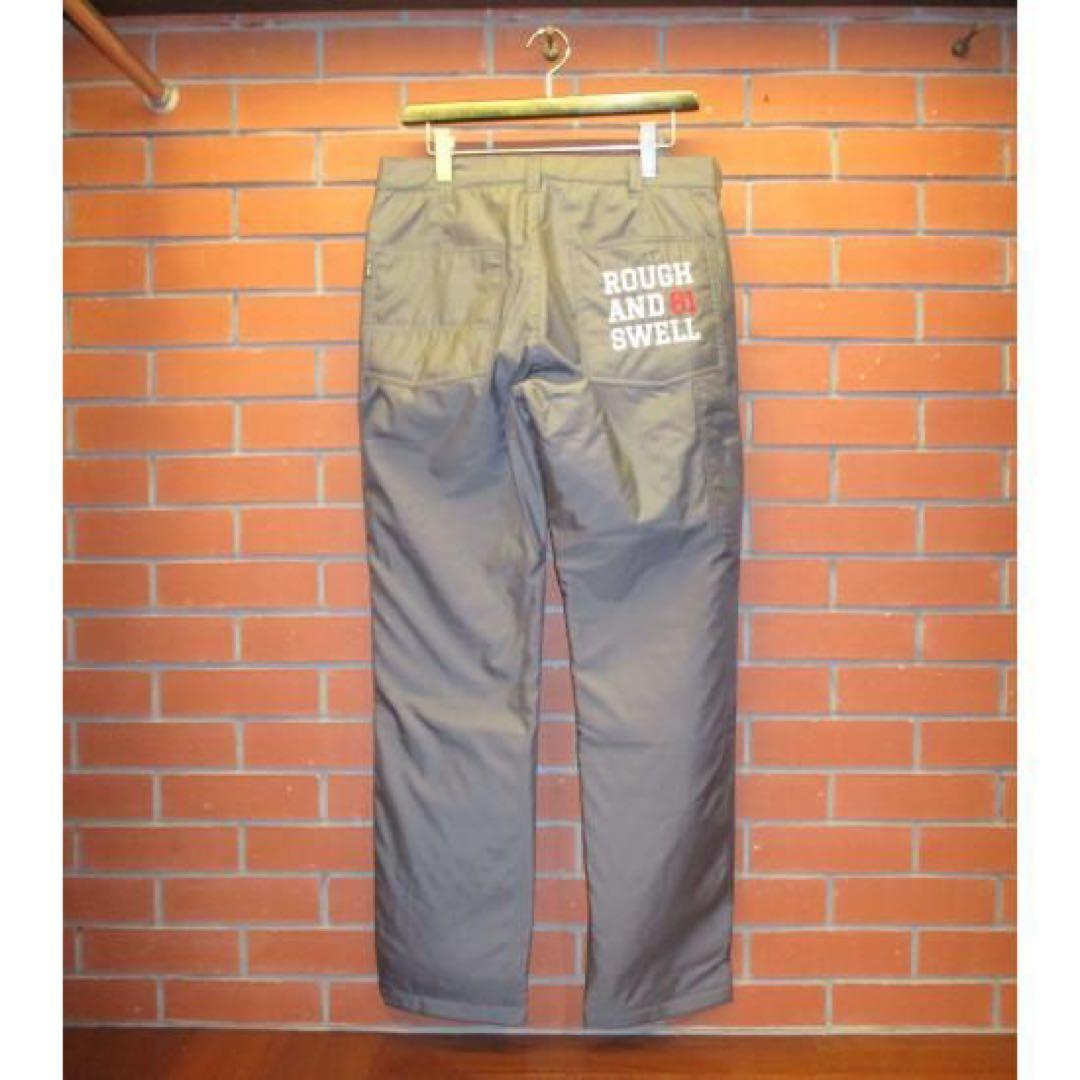 ROUGH AND SWELL グレー ストレートパンツ