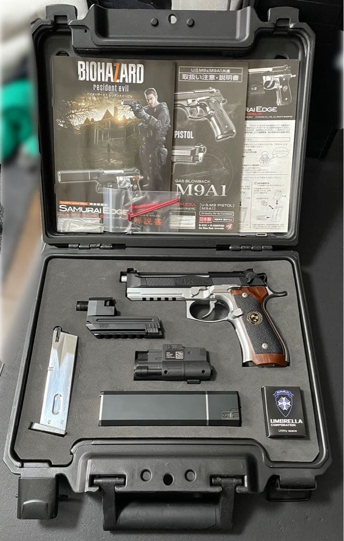 サムライエッジ アルバート.Wモデル バイオハザードガスブローバック