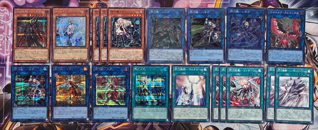 遊戯王　閃刀姫　高レア　デッキパーツ　カイナ　リンケージ　日版　2種　おまけ付き