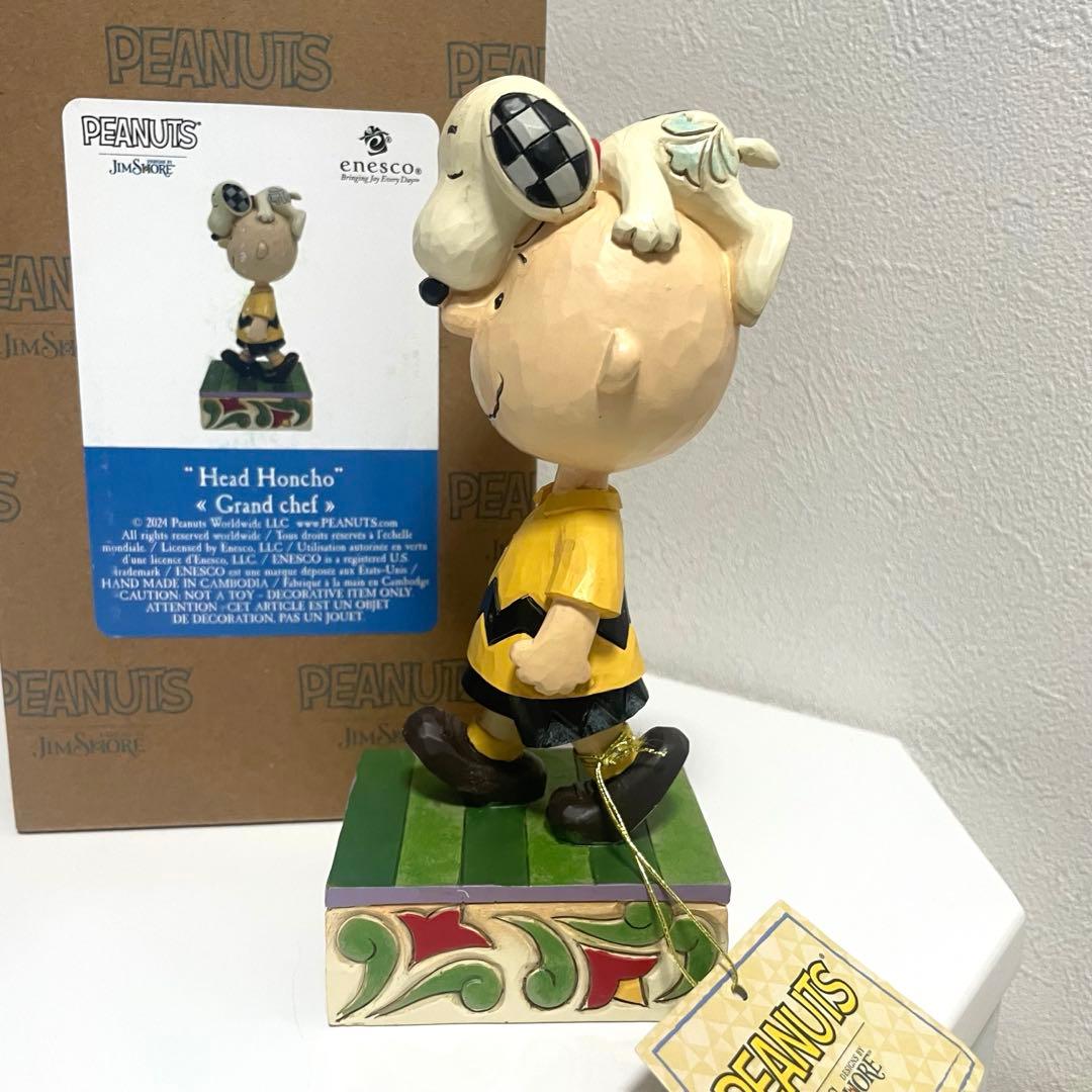 スヌーピー チャーリーブラウン フィギュア ジムショア 箱付き美品