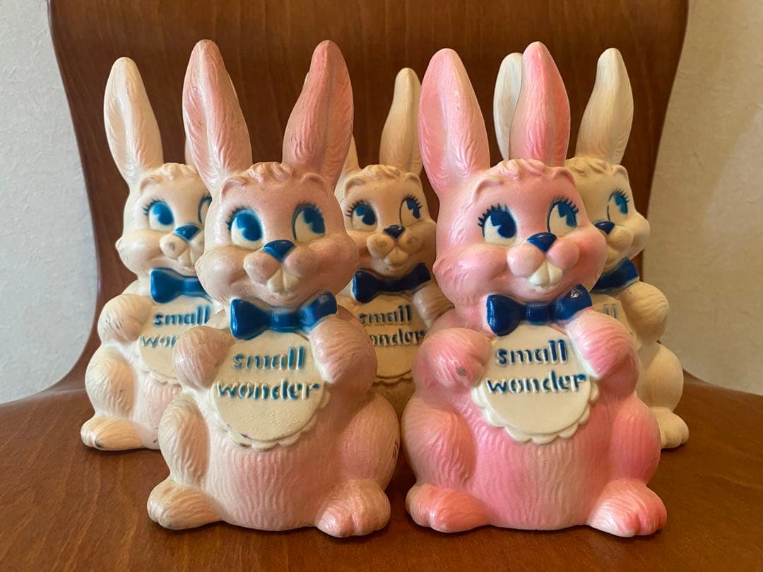 うさぎ　ソフビセット　small wonder