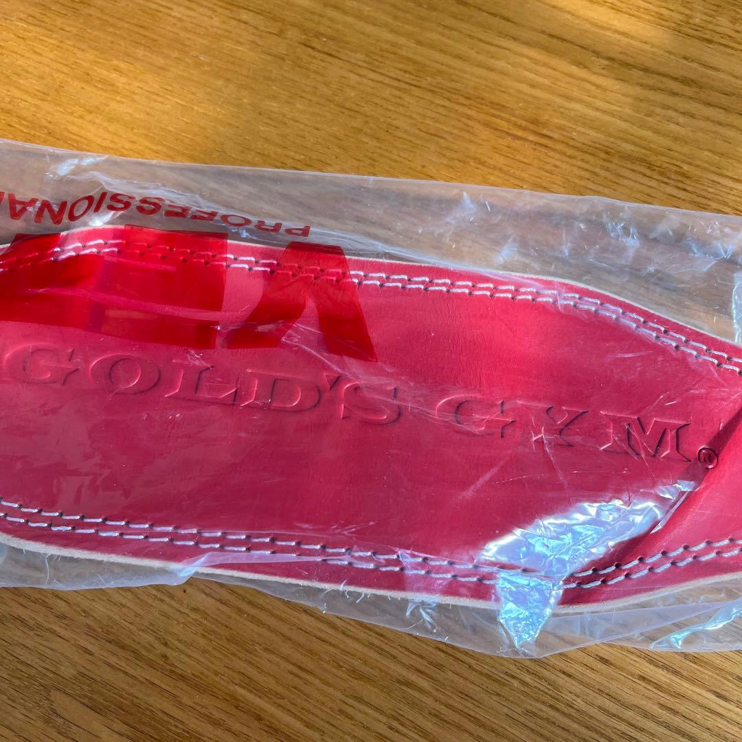 ゴールドジムプロレザーベルトXS