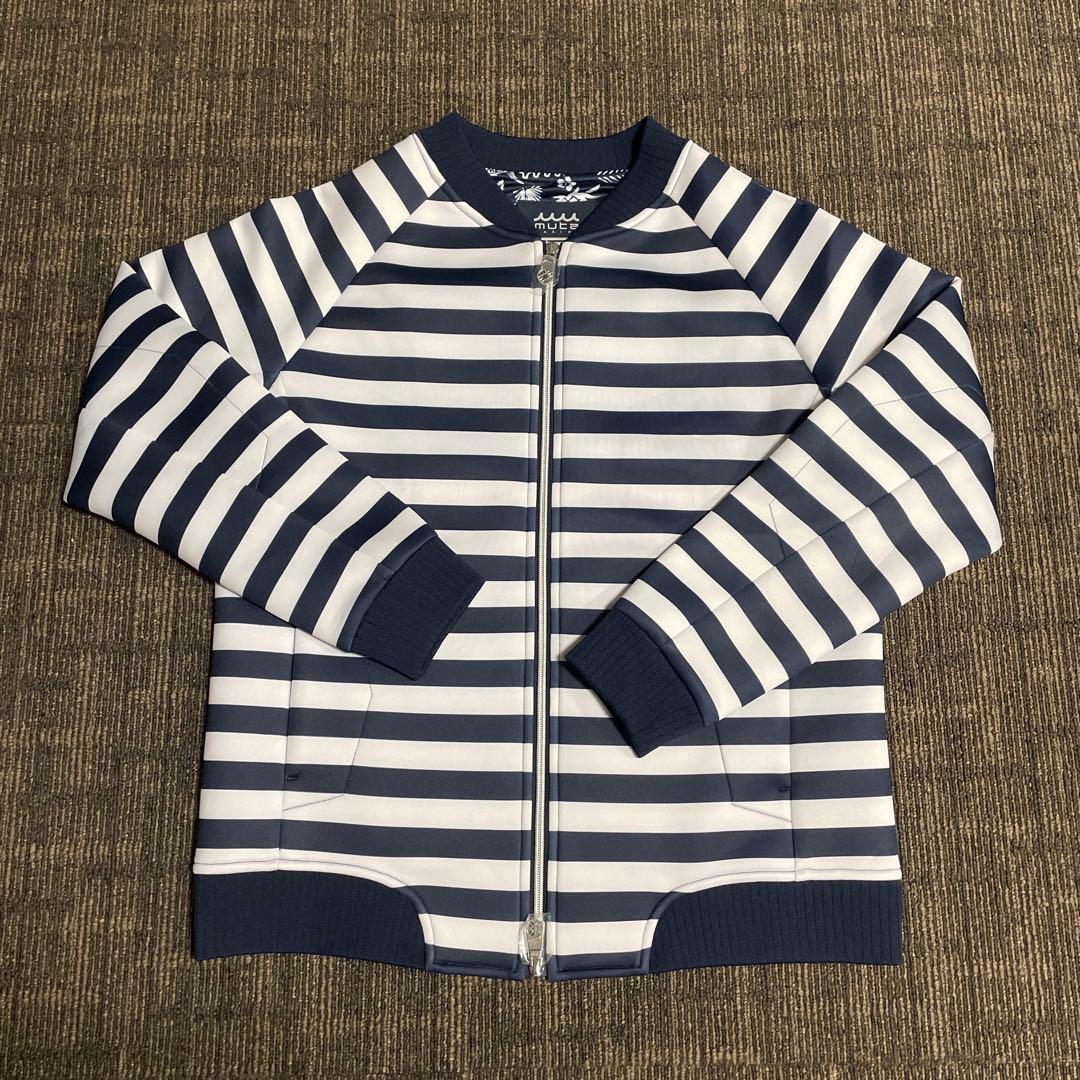 新品　MUTA ストライプ ジップアップジャケット 定価38000円