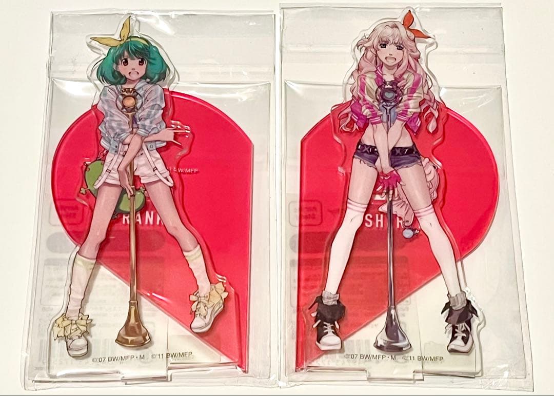 【最安値】 マクロスF なつかし画廊 シェリル ランカ アクリルスタンド セット