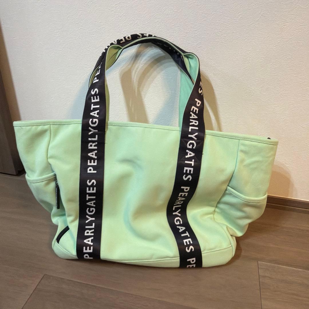 PEARLY GATES ミントグリーン ロッカーバッグ