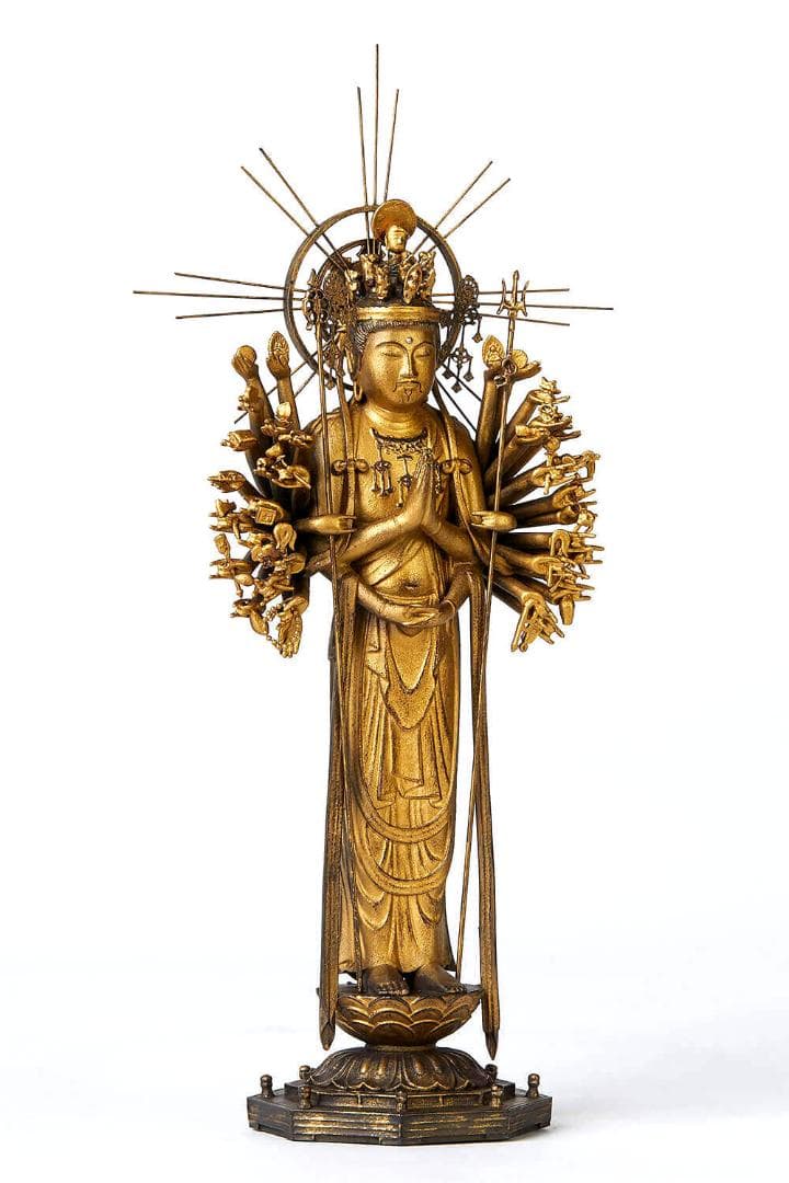 ★新品同様★イスム TanaCOCORO 掌 仏像 千手観音～慶派～★17