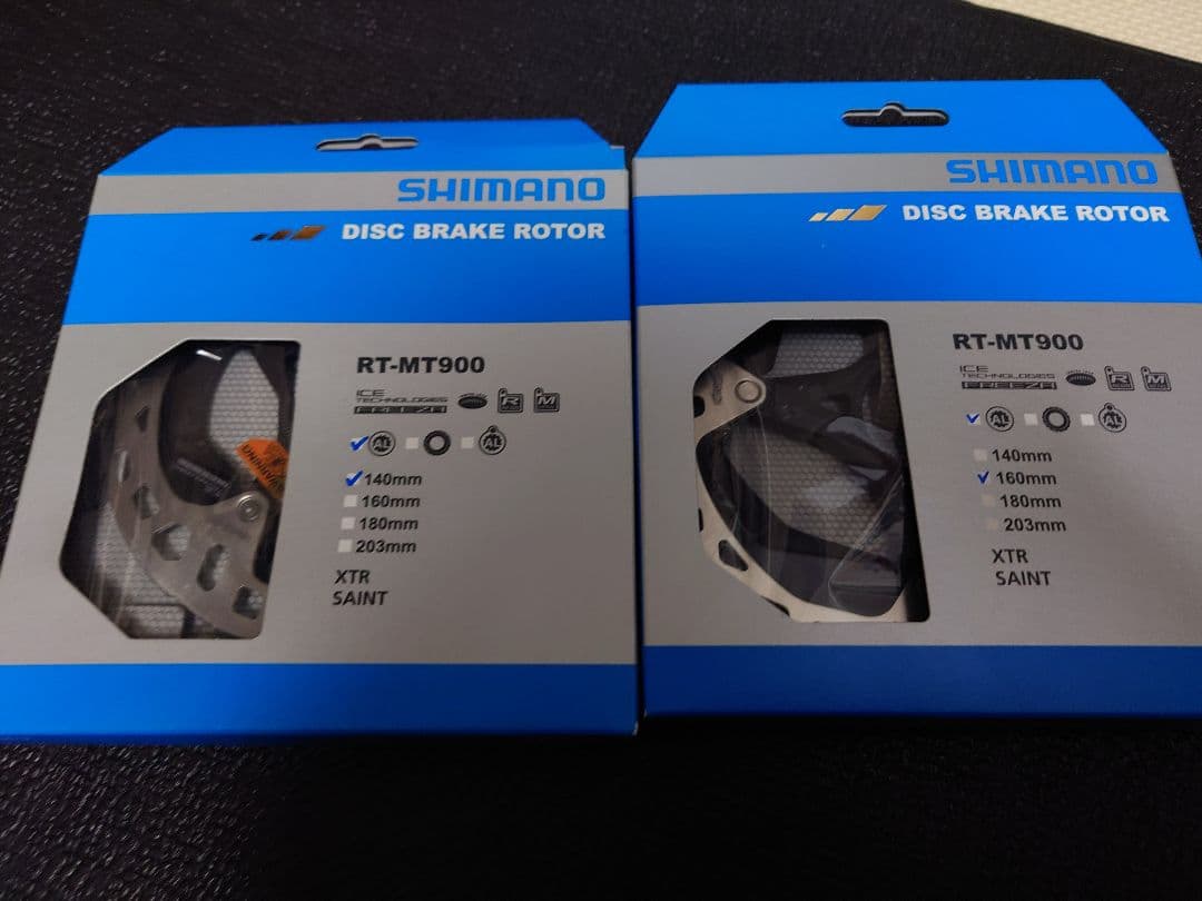 RT-MT900 ディスクブレーキローター140ｍｍ＆160mm未使用セット