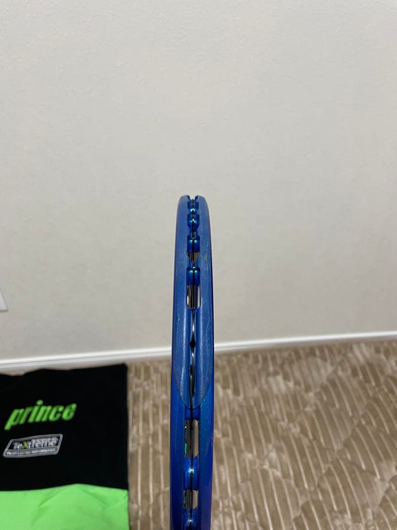 Prince テニスラケット 青 ラケットケース付き