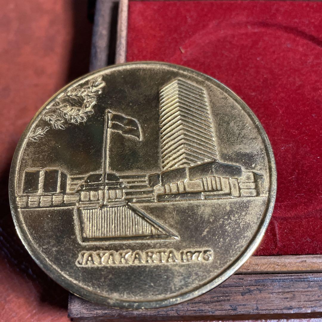【詳細不明 箱付き】希少 1975表記 メダル JAYA RAYA