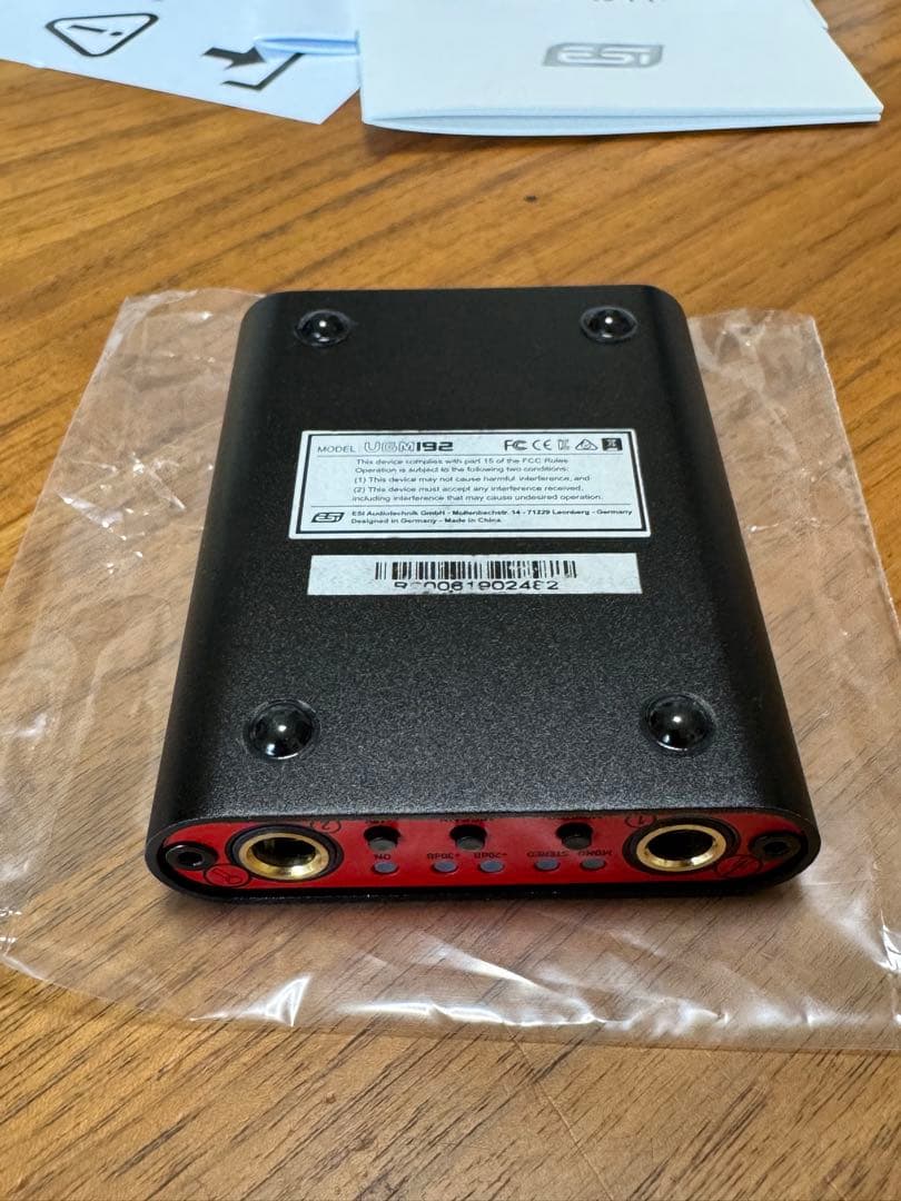 ESI UGM192 オーディオインターフェイス