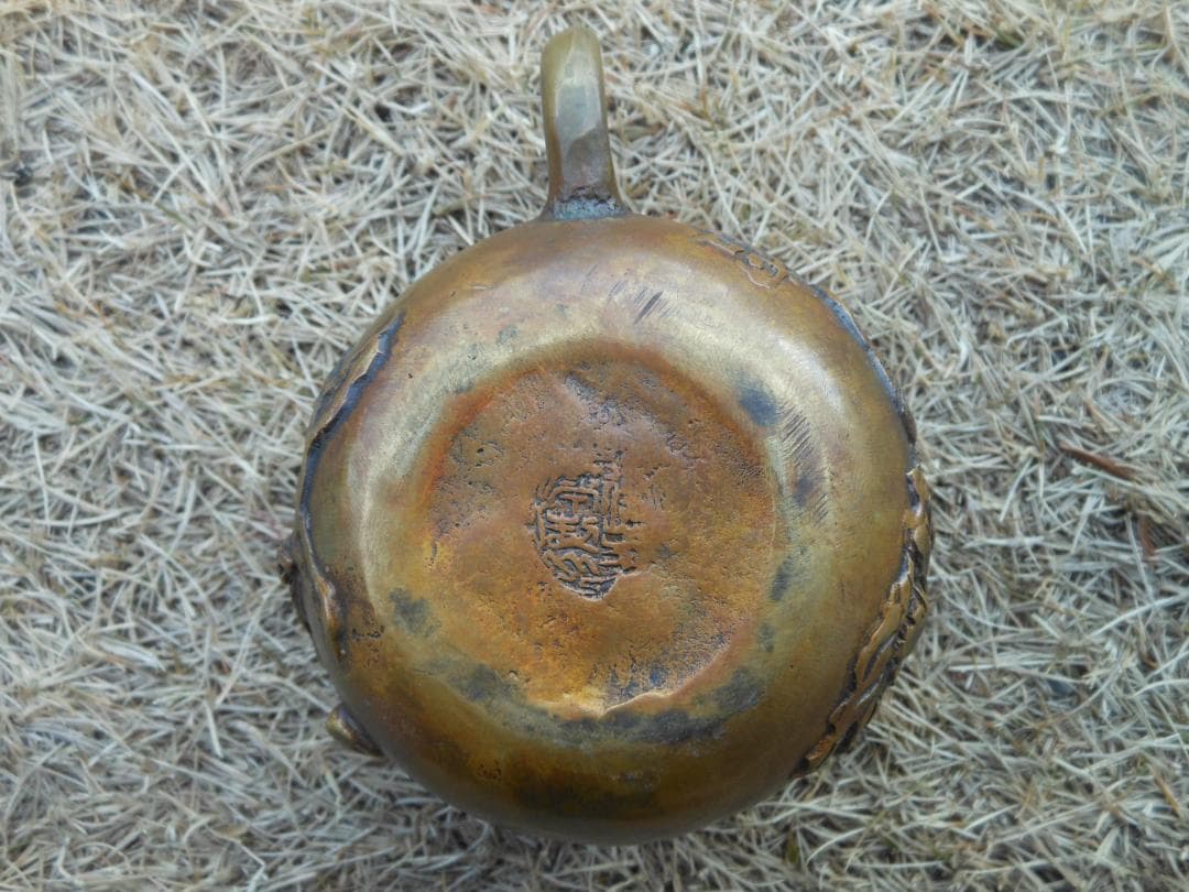 急須　茶器　茶壷　煎茶道具　茶事　金属製　アンティーク　古美術品