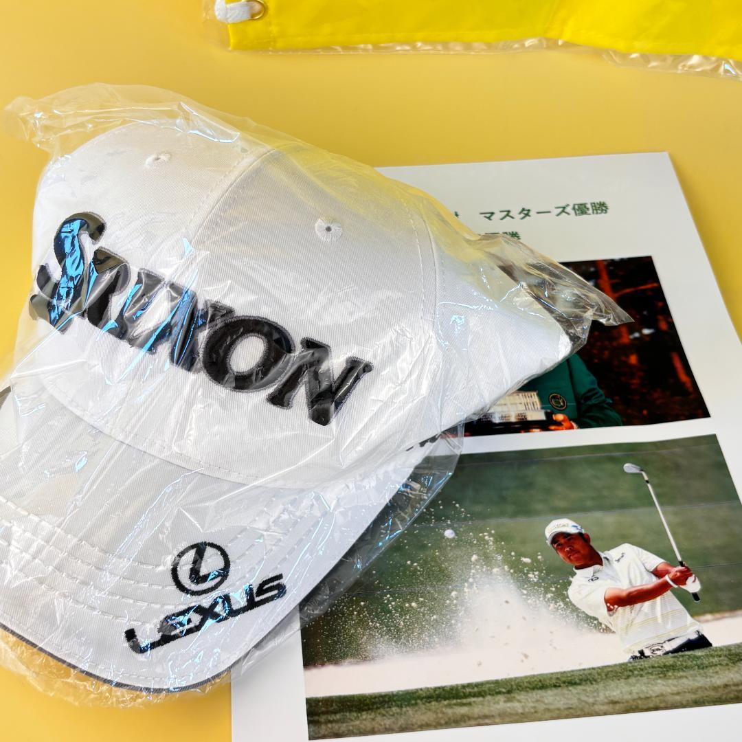 マスターズ2021フラッグ・松山モデルキャップ　松山英樹　直筆サイン