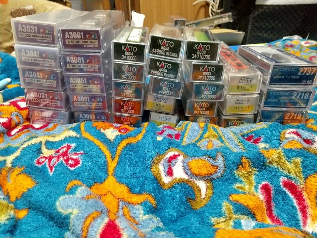 Nゲージ 貨物列車 ほぼ未使用品 44両セットまとめ