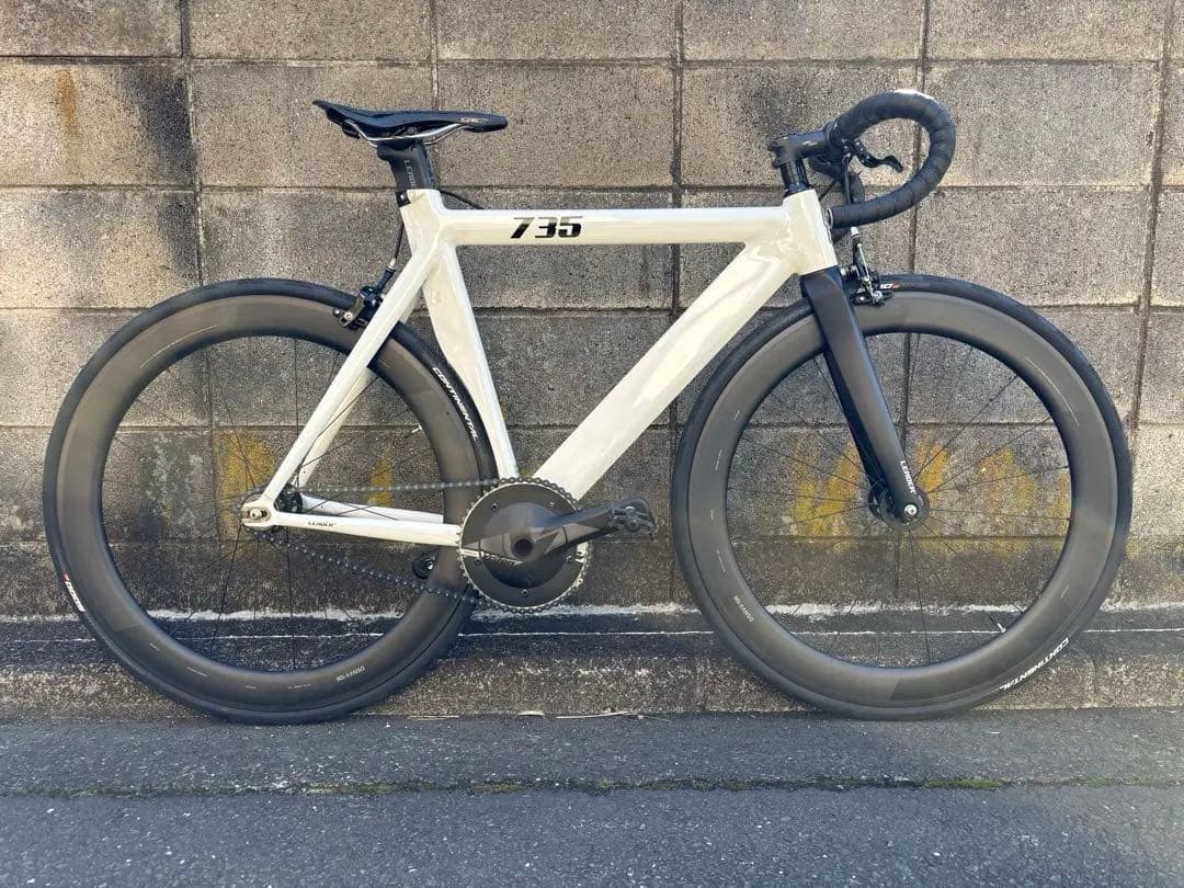 LEADER 735TR M ホワイト ピストバイク