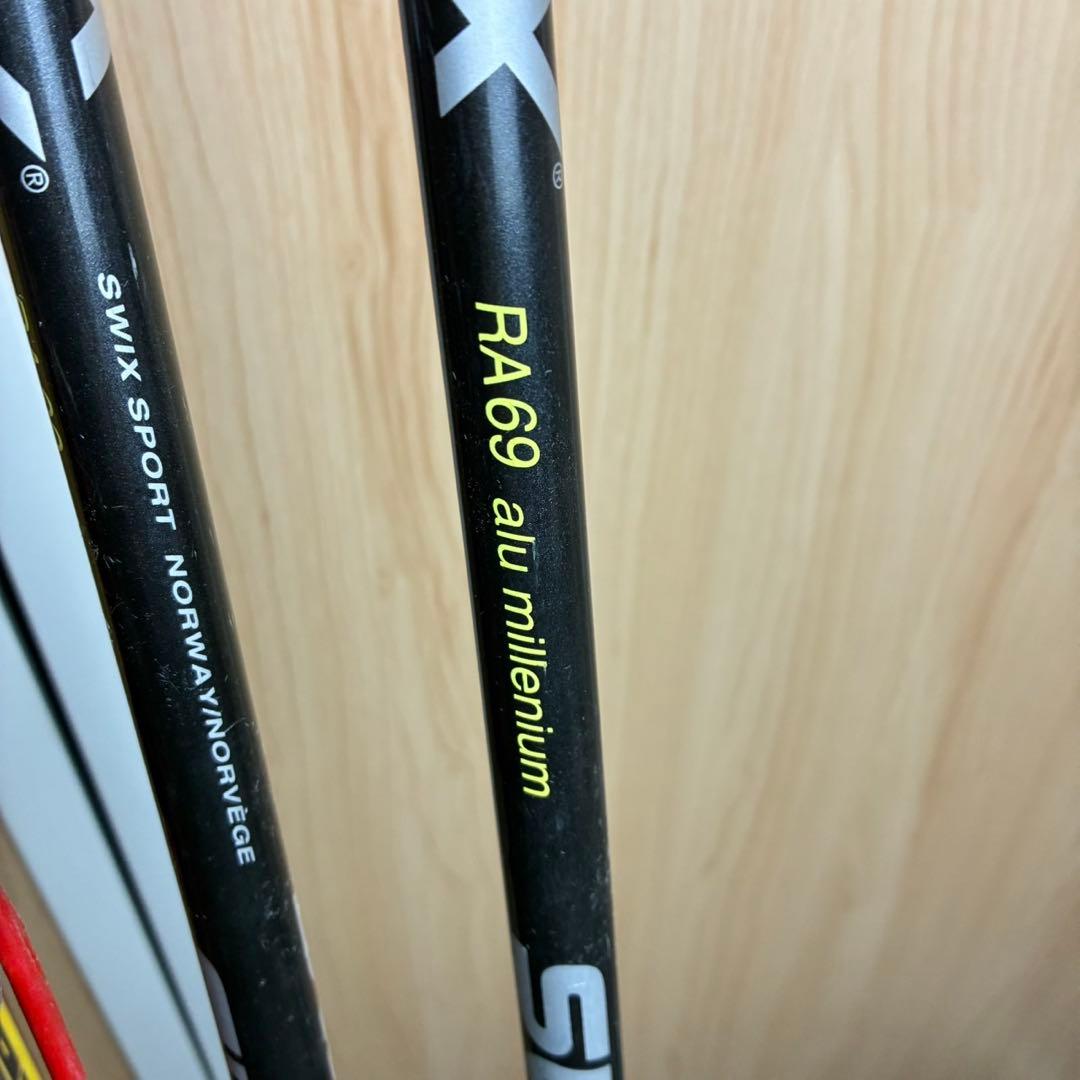 【送料込】KAZAMA テレマークスキー板　ポール　セット　山スキー