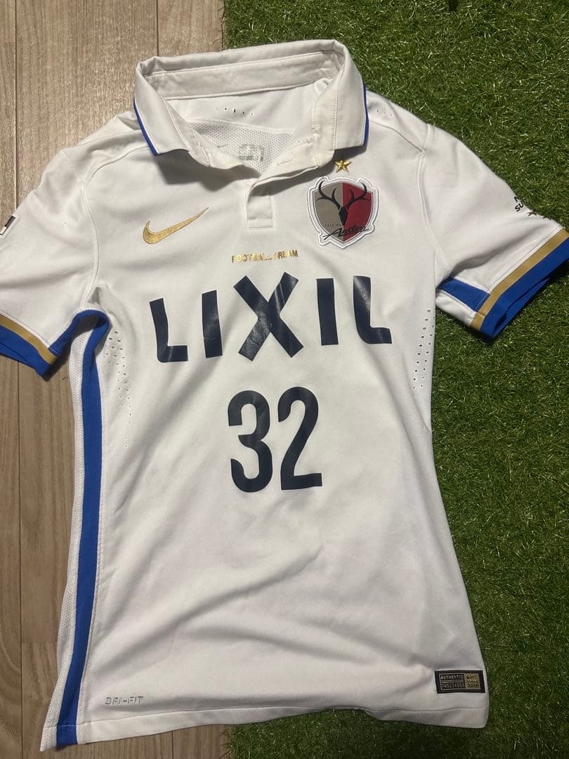 鹿島アントラーズ 2016年アウェイユニフォーム 32番　杉本太郎