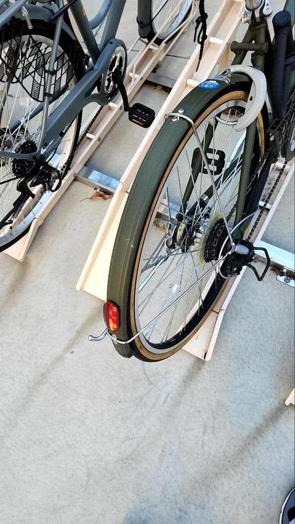 マークローザ　7S　専用かご付き　二重ロック　クロスバイク