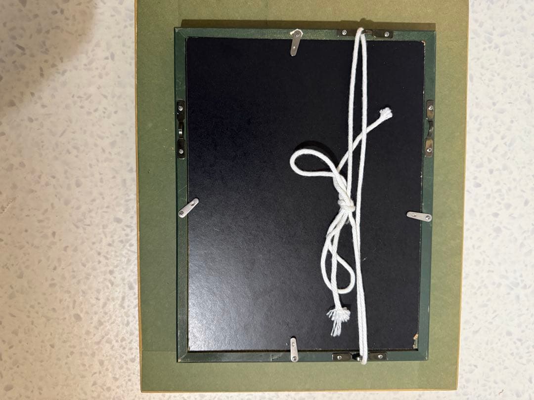 【薔薇】肉筆油彩画　S. Kishimoto