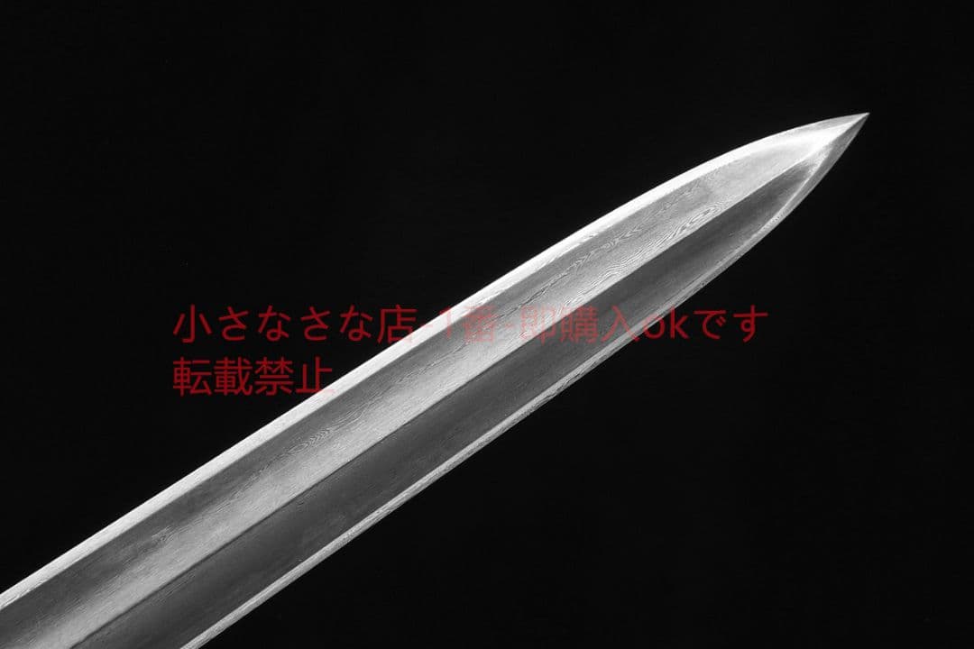 短金白銅魚皮金問セミ剣    唐剣  模造刀·模擬刀  居合刀