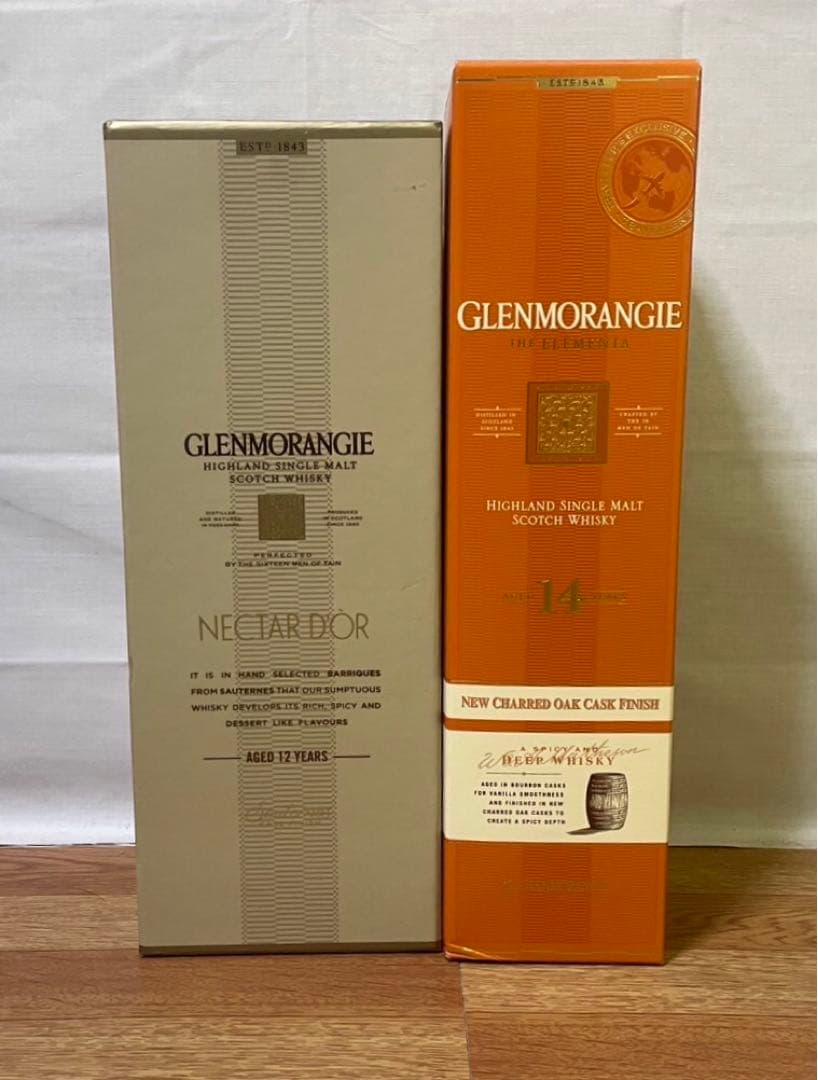 グレンモーレンジィ14年 エレメンタ&グレンモーレンジィ12年 ネクタードール