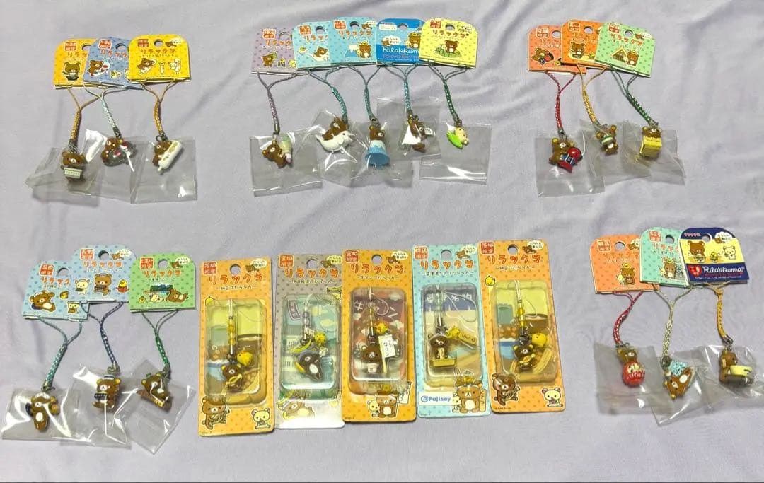 リラックマ ご当地限定　チャームストラップ　ねつけストラップ　まとめ売り22個♡