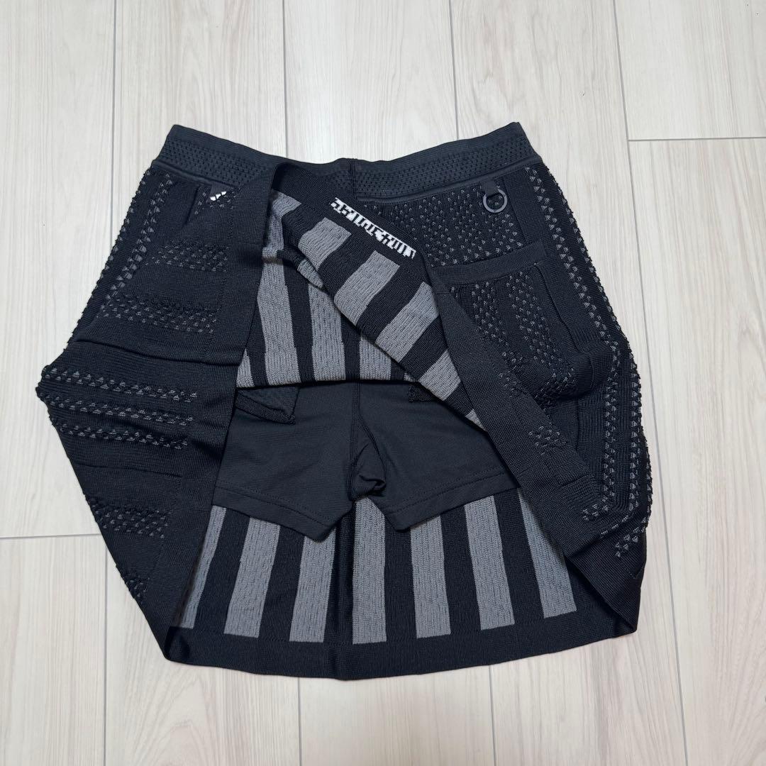 セットアップ 中綿 モックネック 秋冬 長袖 プリーツスカート 保温