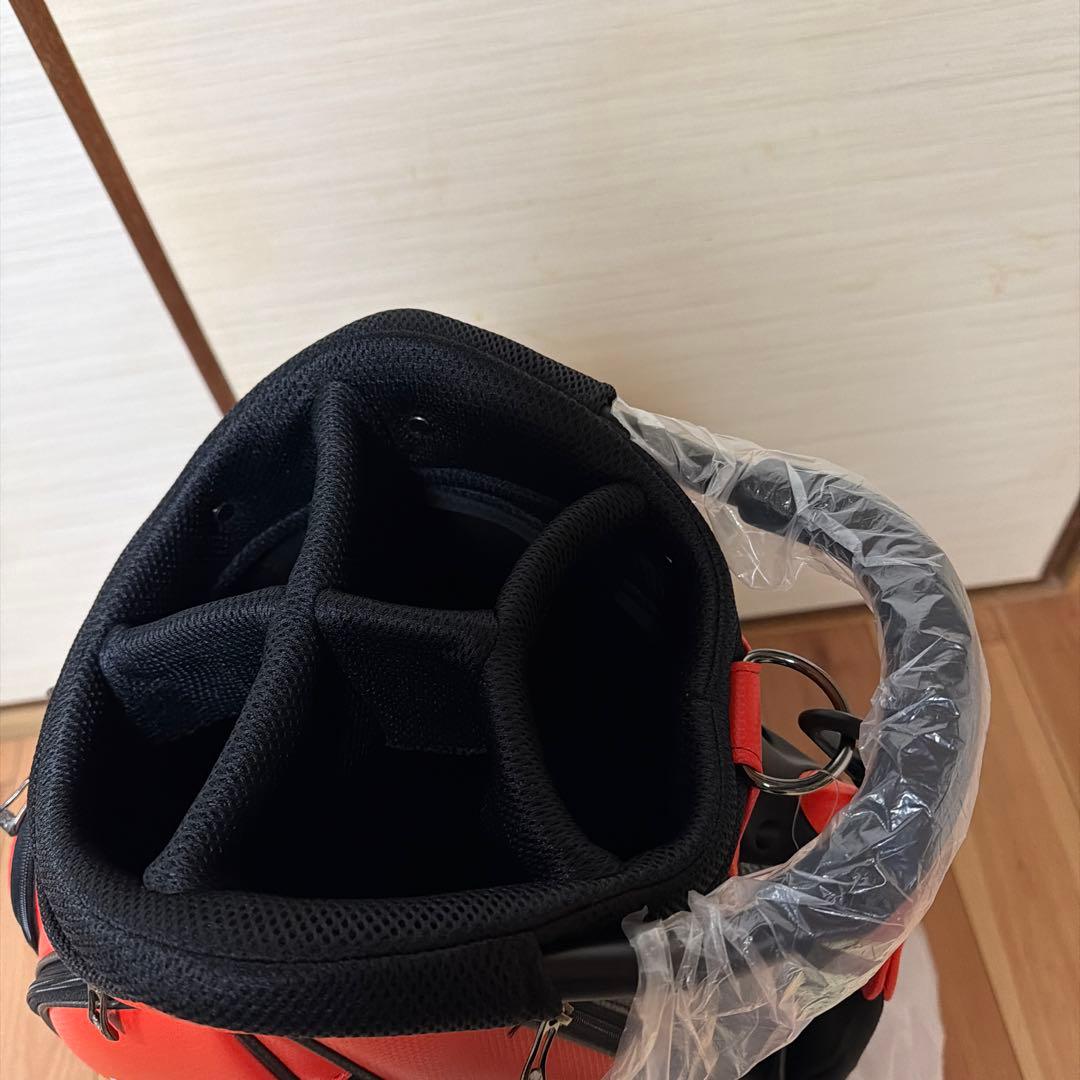 値下げ‼️新品早い者勝ち‼️22PUMA キャディバッグ ブラック/オレンジ9.5型