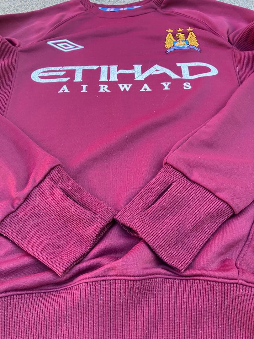 【希少】UMBRO×マンチェスターシティ/スウェット/ドリルトップ M