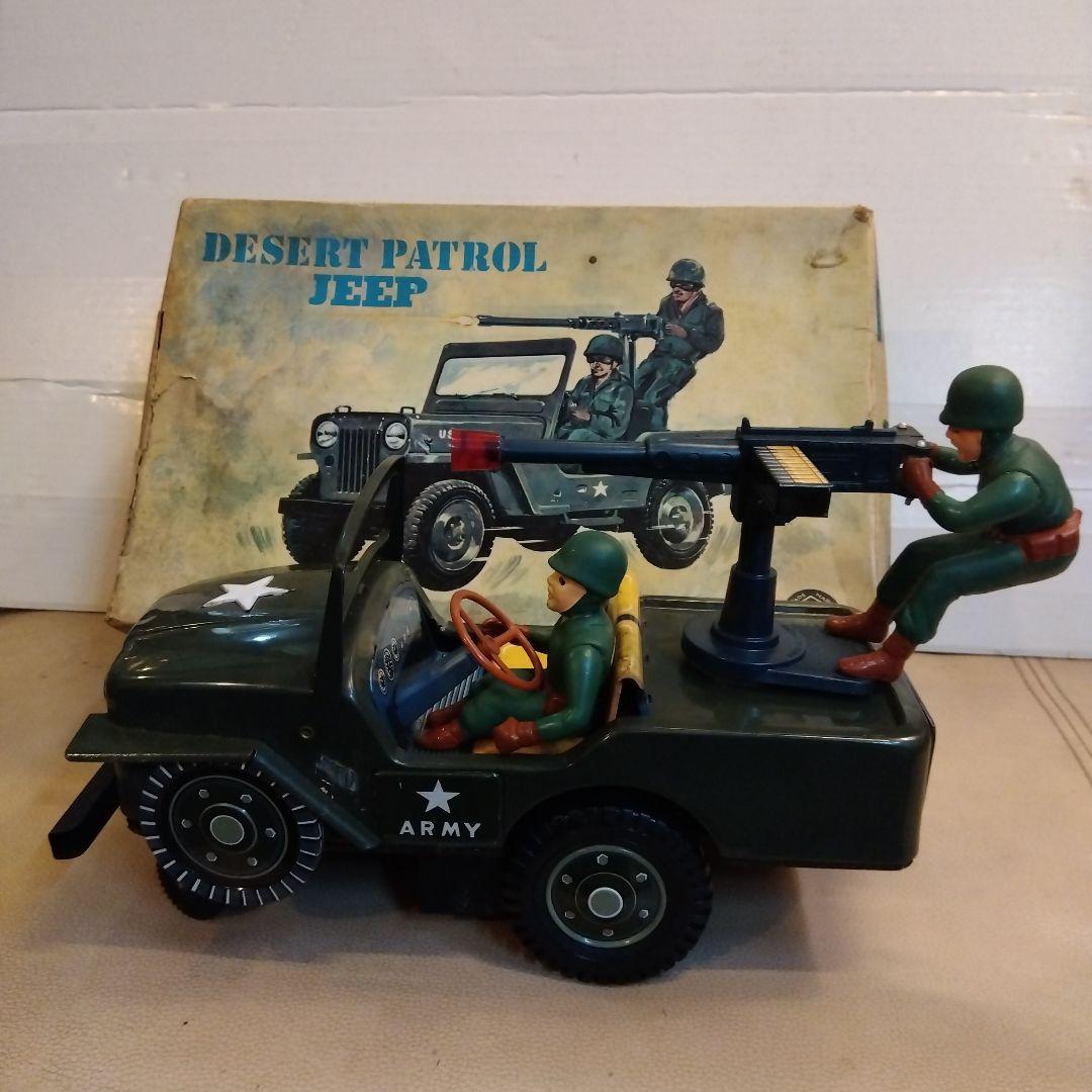デザートパトロールジープ 機関銃付き