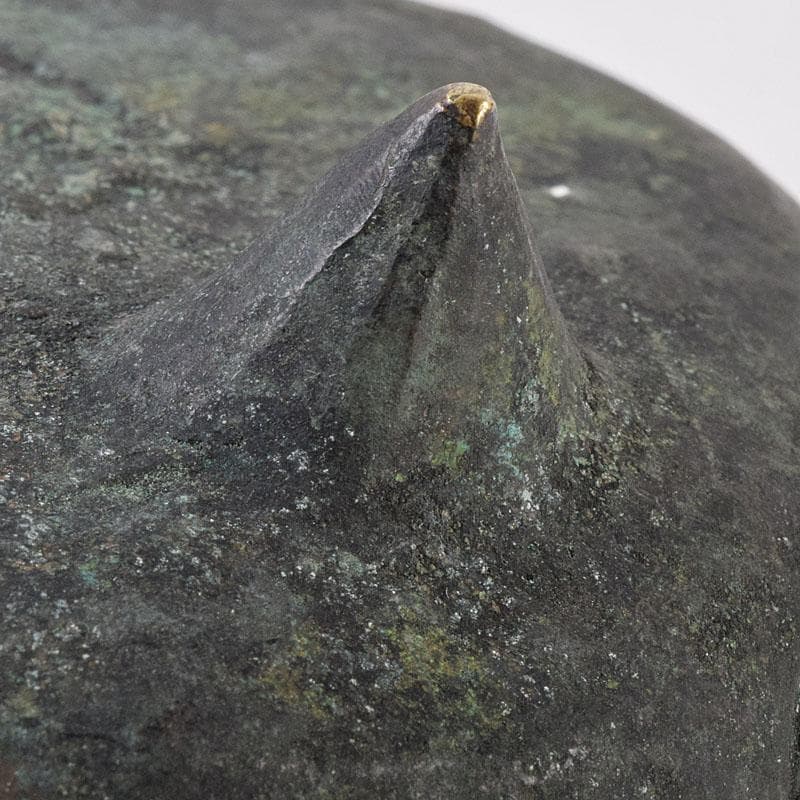 中国　古銅青銅　漢詩文三つ足香炉　V　R8998