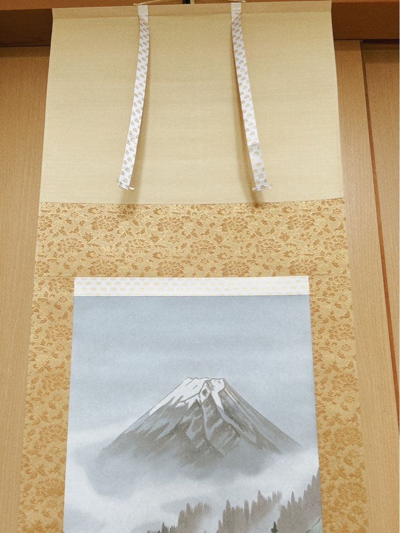 川端龍子作 舞鶴 掛軸