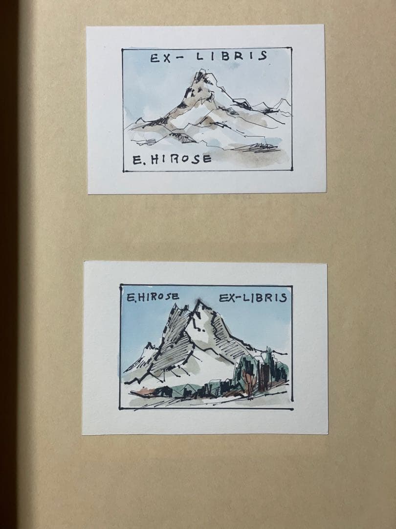 交換用の蔵書票