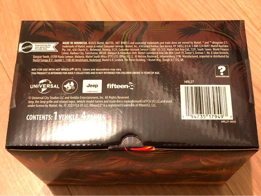 ホットウィール SDCC コミコン ジュラシックパーク hotwheels HW