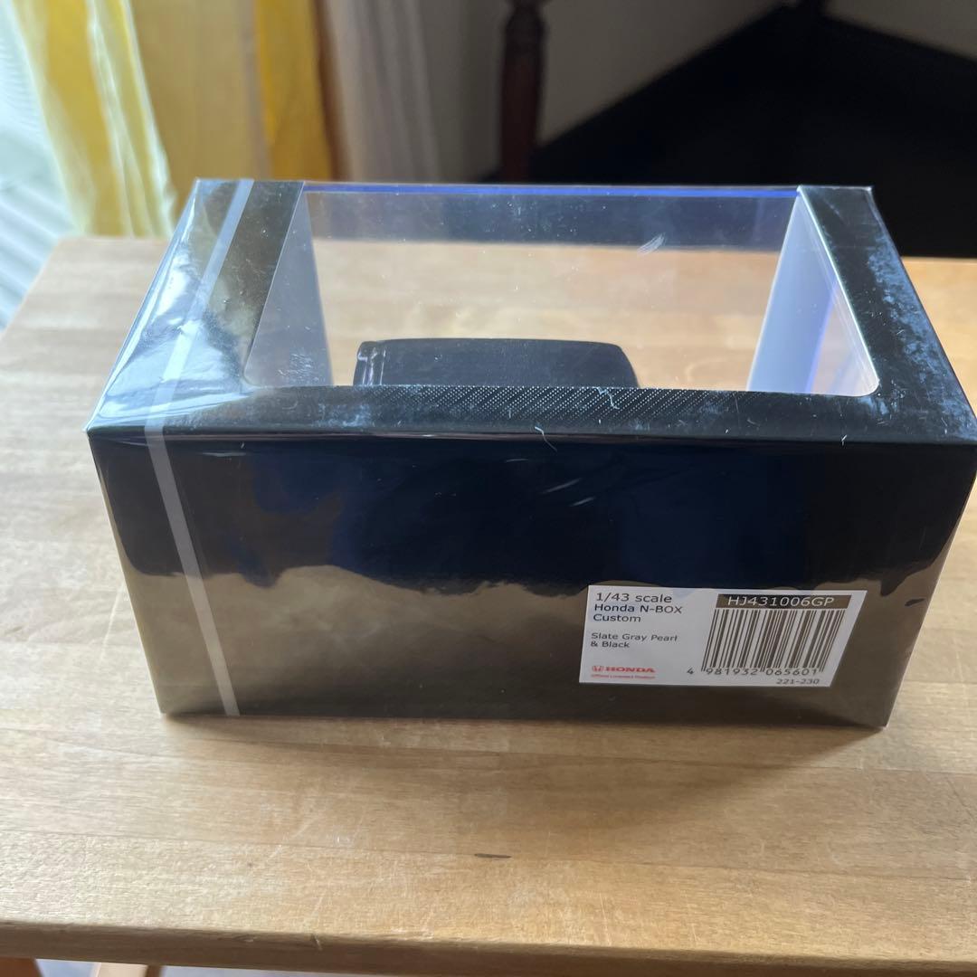 ホンダ　1/43 ミニカー　NBOXカスタム　エヌボックス　ツートン　サンプル