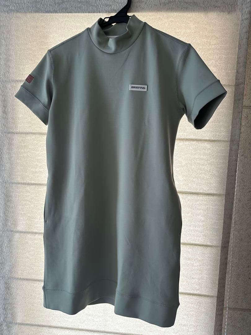 BRIEFING ミントグリーン 半袖ワンピース